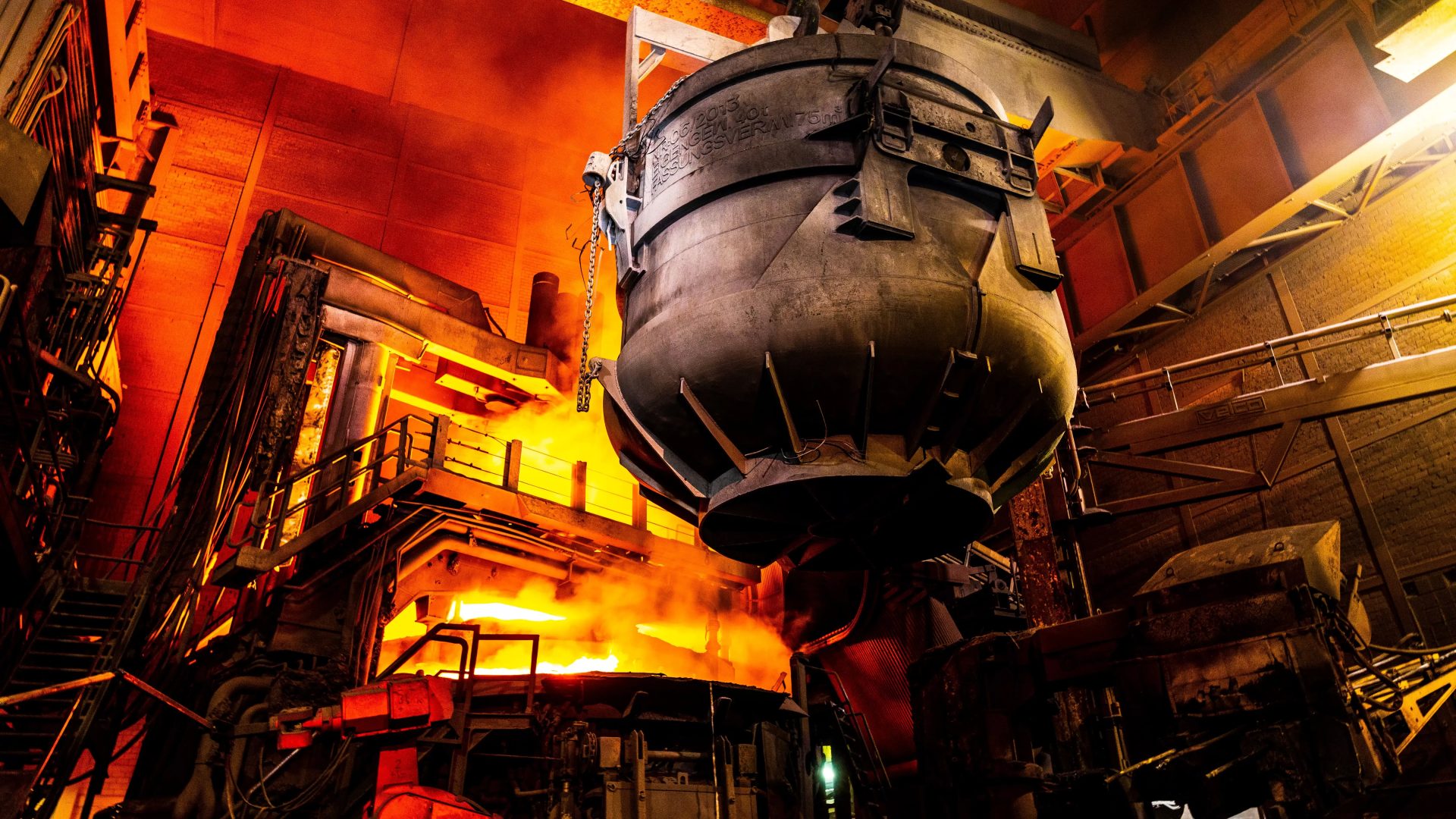 Stahlwerk elektrolichtbogenofen