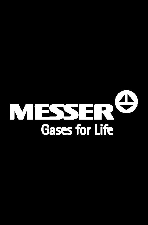 Messer logo weiss