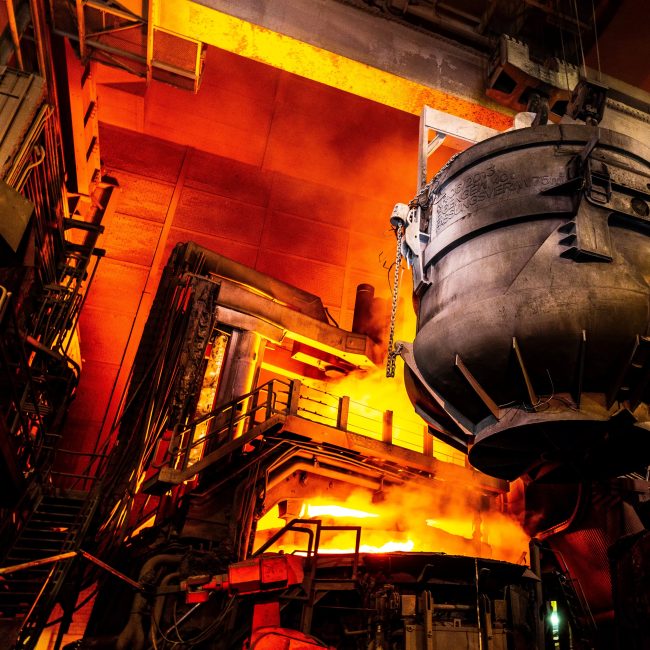 Stahlwerk elektrolichtbogenofen